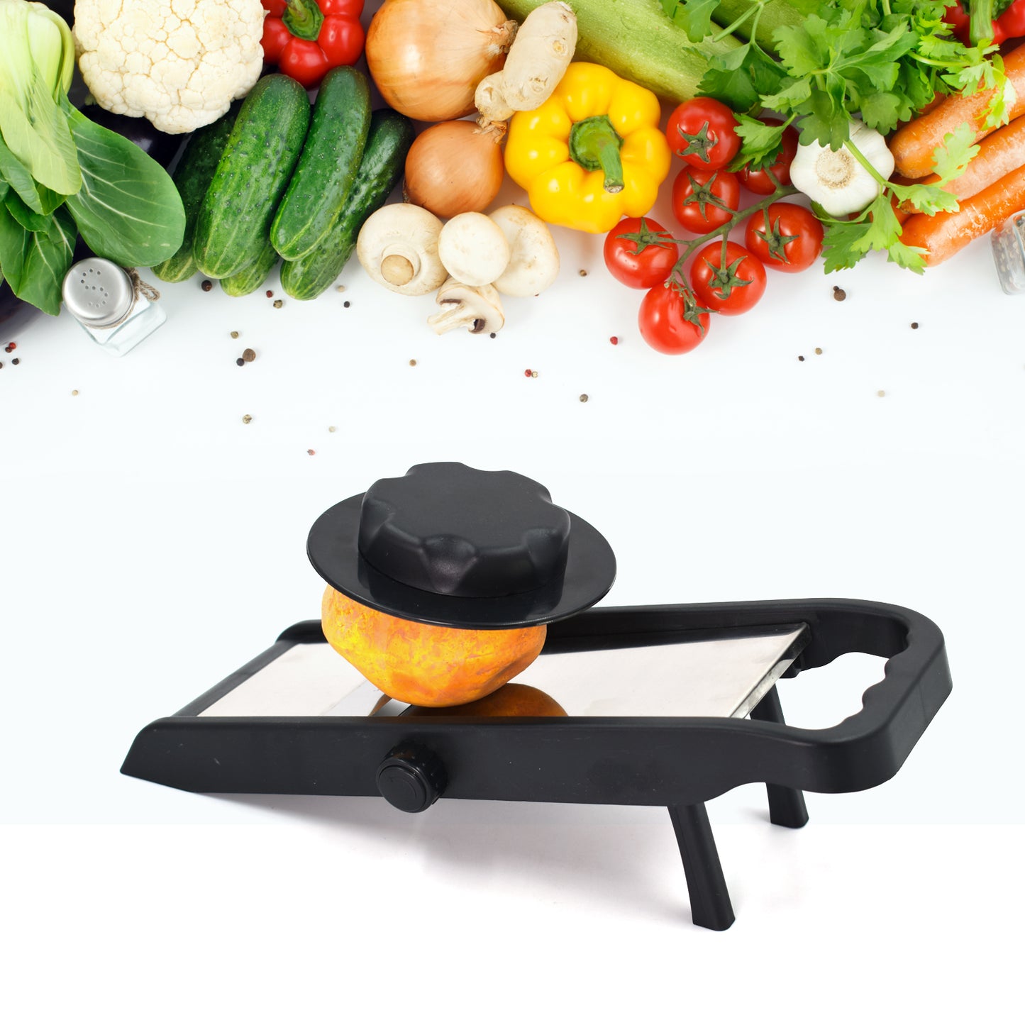 Adjustable Multipurpose Potatoonion Slicer And Grater - Happy Price - Image 2