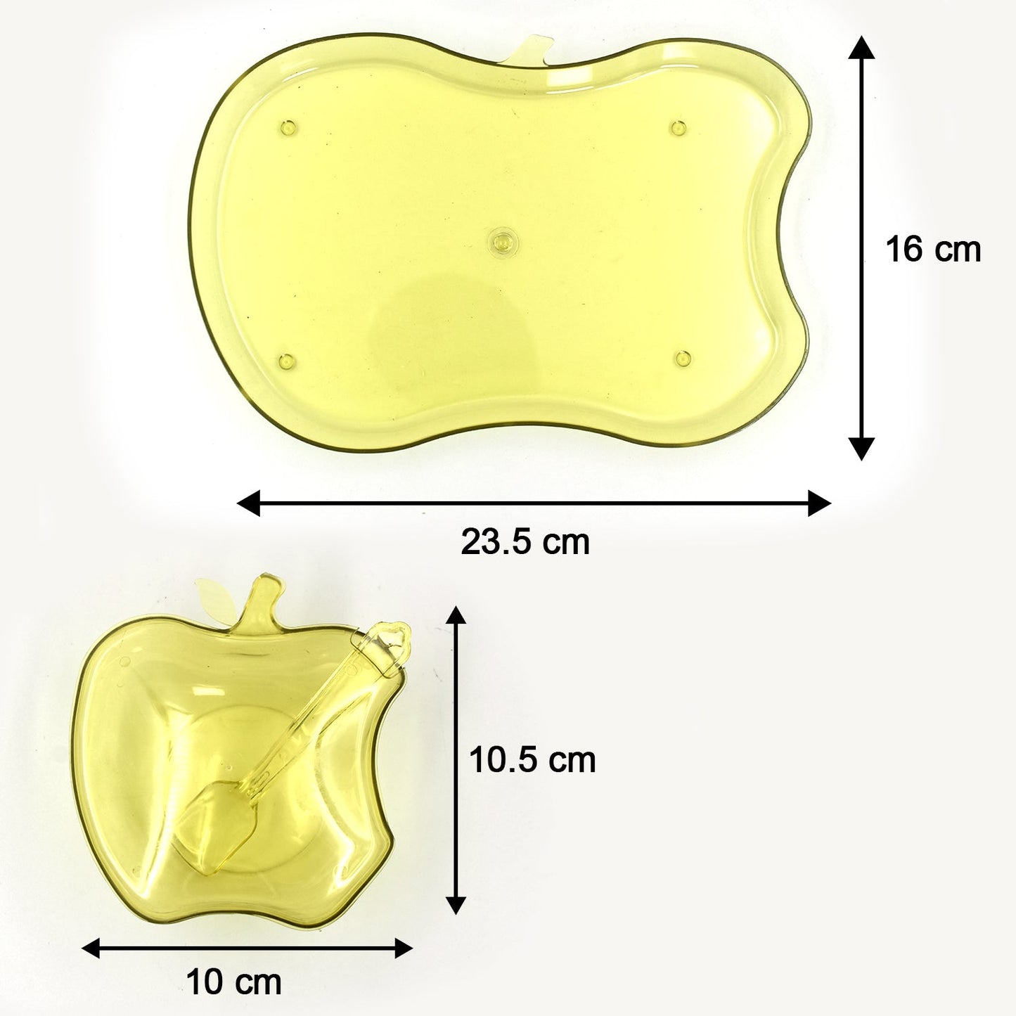 Apple Shape Tray Bowl Used For Serving Snacks And Various Food Stuffs. - Happy Price - Image 4