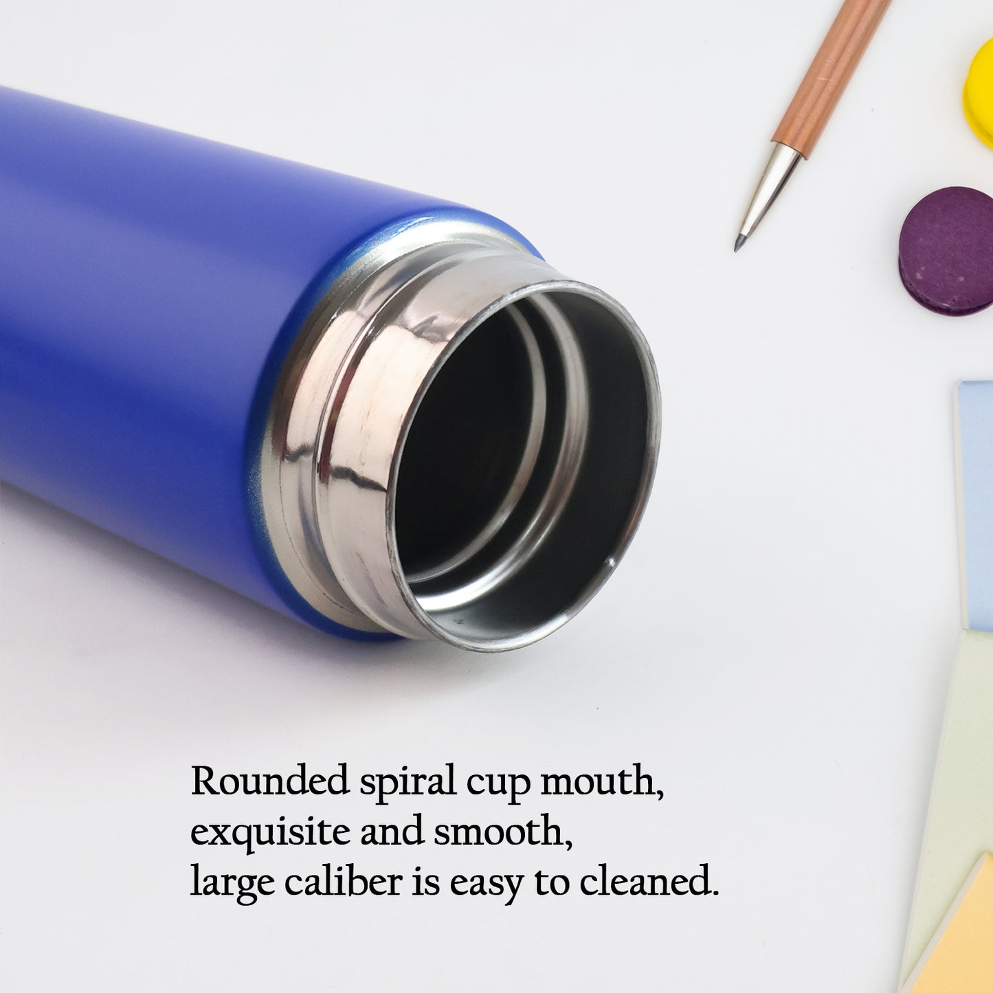 Blue Vacuum Insulated Water Bottle (1 Pc  500ml) - Happy Price - Image 5