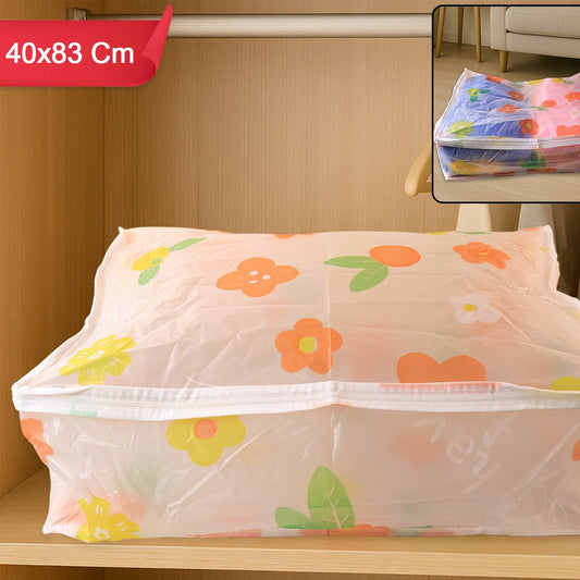 Large Zippered Blanket Storage Bag - 40x83 cm