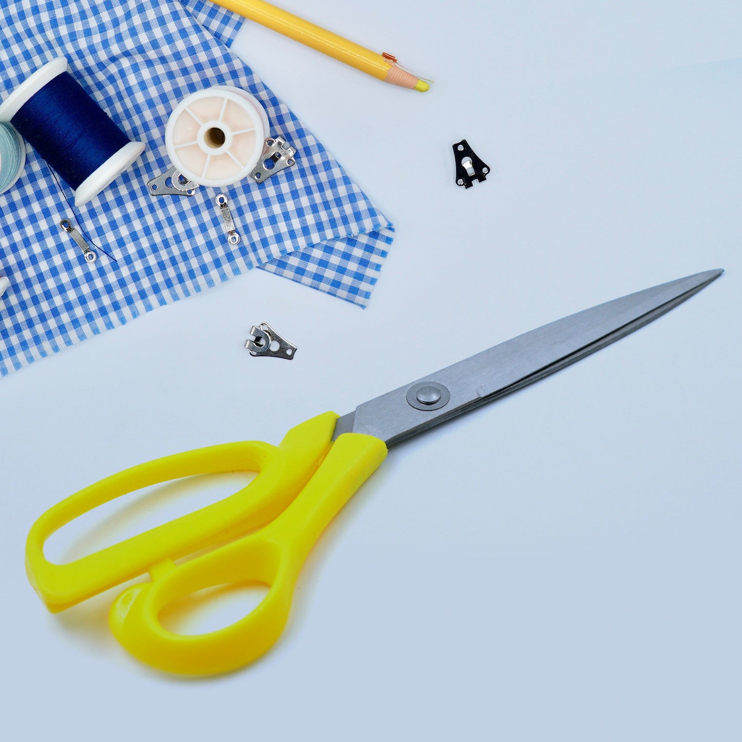 Scissors For Craft Work Paper Cutter Scissor Stainless Steel All Purpose Ergonomic Comfort Grip Office Scissors Craft Shears Sharp Scissors (9 Inch) - Happy Price - Image 3