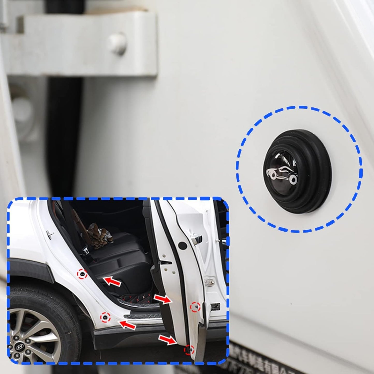Car Door Shock Absorber Car Door Protection Sticker (1 Pc) - Happy Price - Image 6