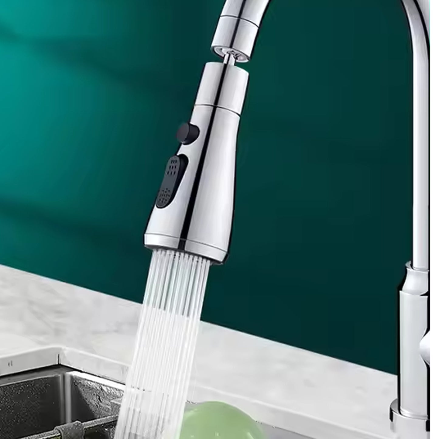 Kitchen Faucet 3-function Pull Down Sink Sprayer (1 Pc) - Happy Price - Image 5