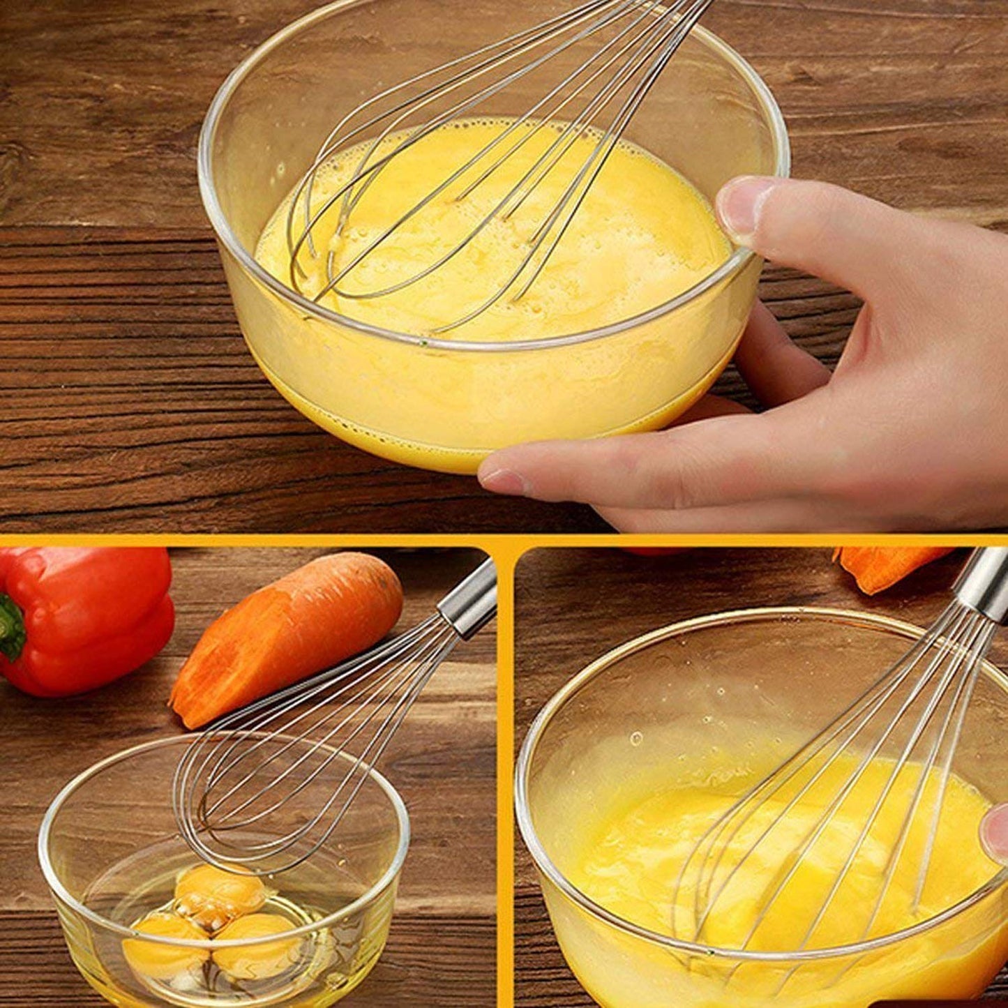 Premium Multipurpose Hand Wire Whiskmixer - Happy Price - Image 4