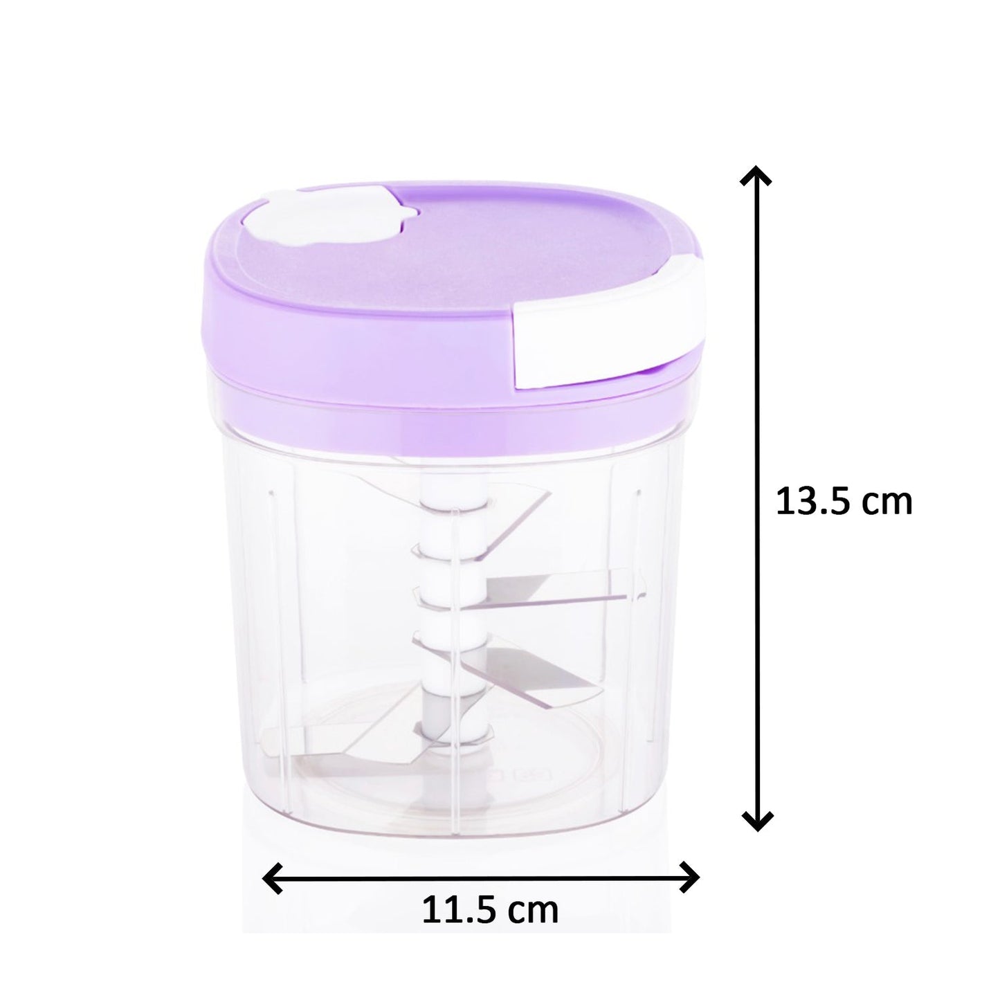 2 In 1 Handy Chopper And Slicer Used Widely For Chopping And Slicing Of Fruits Vegetables Cheese Etc. Including All Kitchen Purposes. - Happy Price - Image 3