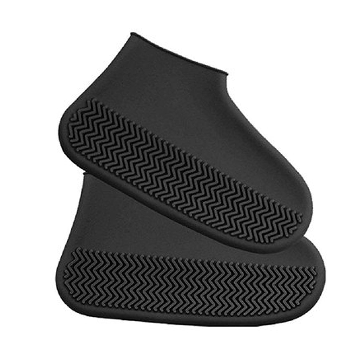 Reusable Silicone Shoe Covers for Rain Protection - Large Size