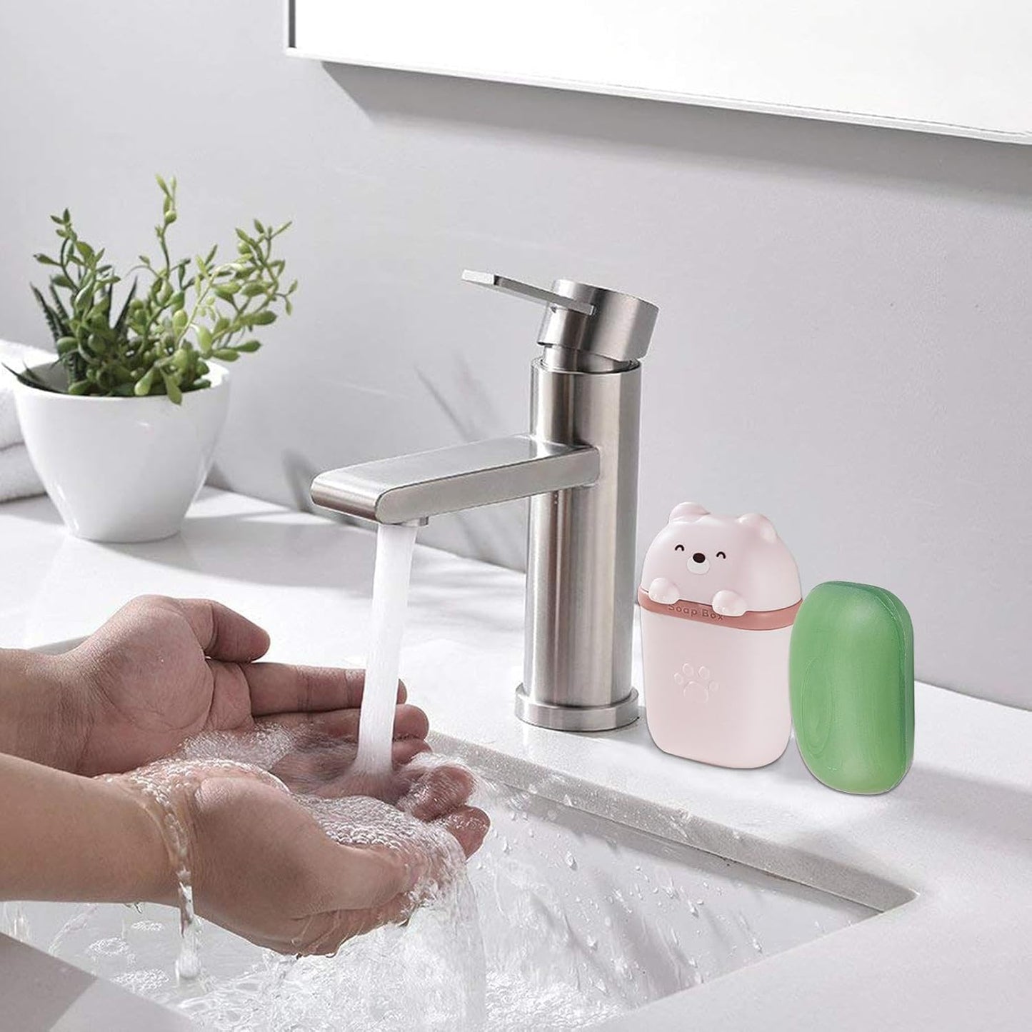Cute Bear Shaped Soap Case (1 Pc) - Happy Price - Image 3