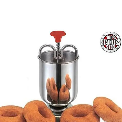 Stainless Steel Medu Vada And Donut Maker For Perfectly Shaped And Crispy Vada Maker - Happy Price - Image 4
