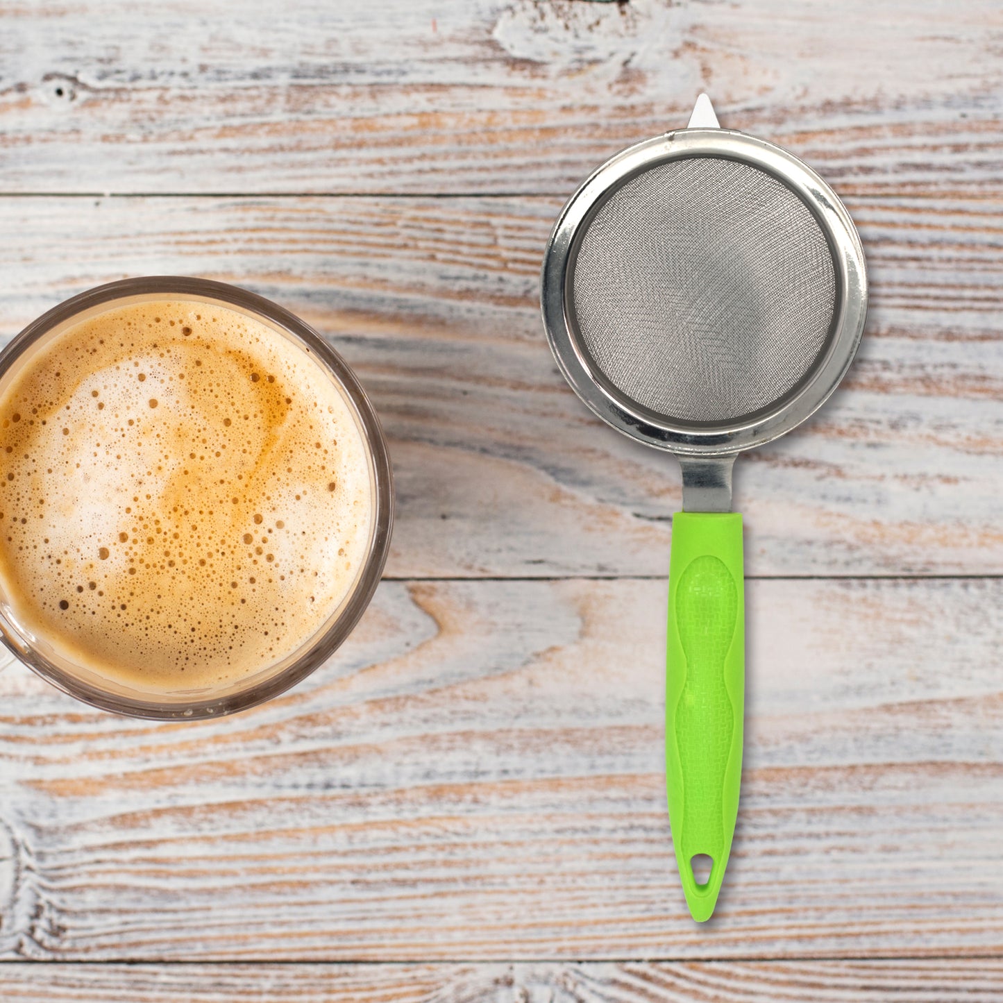 Tea And Coffee Strainer Filter With Stainless Steel Mesh - Happy Price - Image 3