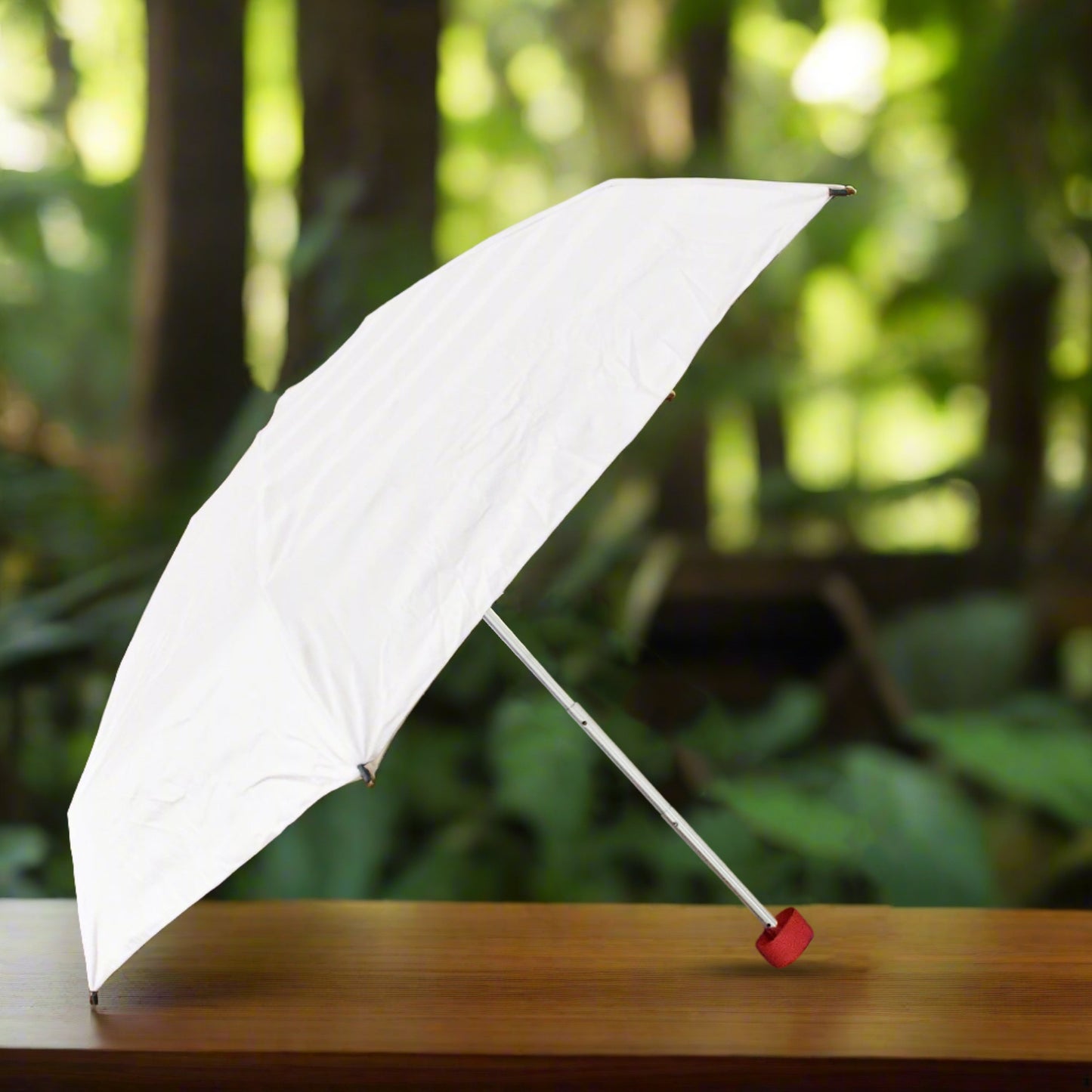 3-fold Sun  Rain Protective Solid Foldable Umbrella (1 Pc) - Happy Price - Image 2
