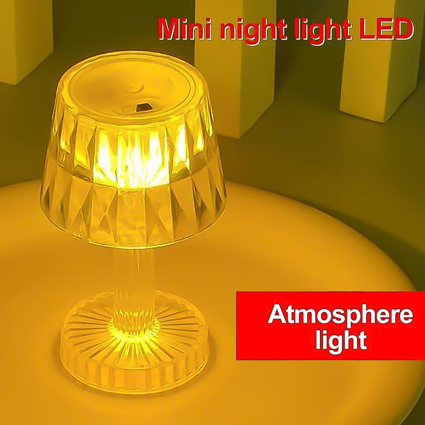 Small LED Candle Lamp - Portable Plastic Table Light (1 Pc) - Happy Price - Image 1