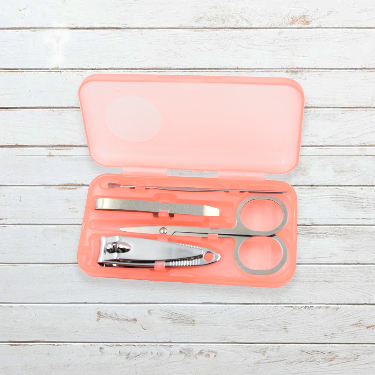 Mini Nail Clipper Set Beauty Nail Tool Set Multifunctional Beauty Set With Plastic Storage Case  (4 Pc Set) - Happy Price - Image 7