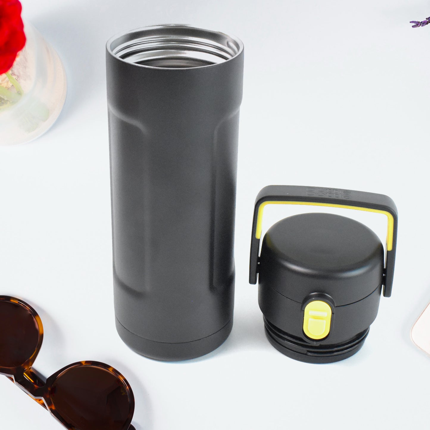 Insulated Water Bottle - Vacuum Sealed Leak Proof Bpa Free - Perfect For Hot  Cold Beverages - Happy Price - Image 3