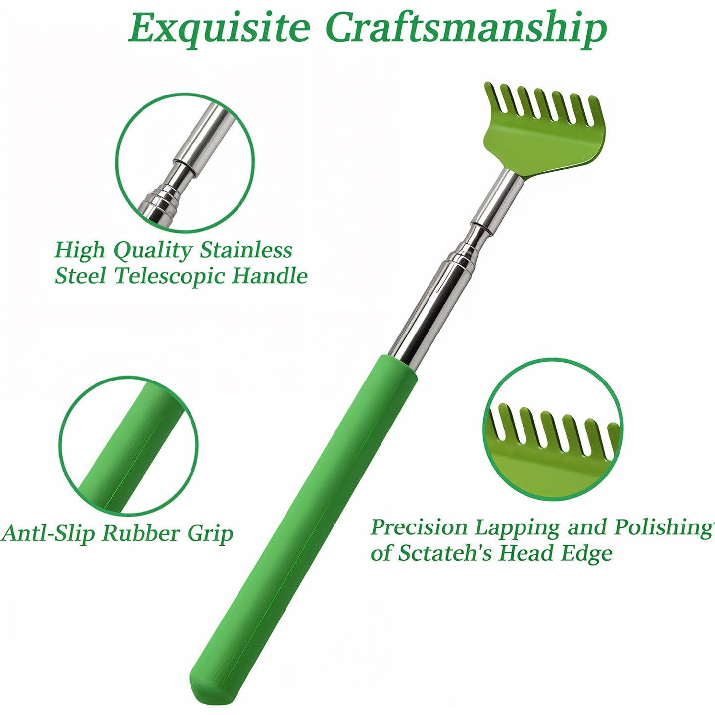 Khujli Stick  57 Cm Long Telescopic Back Scratcher (1 Pc) - Happy Price - Image 5