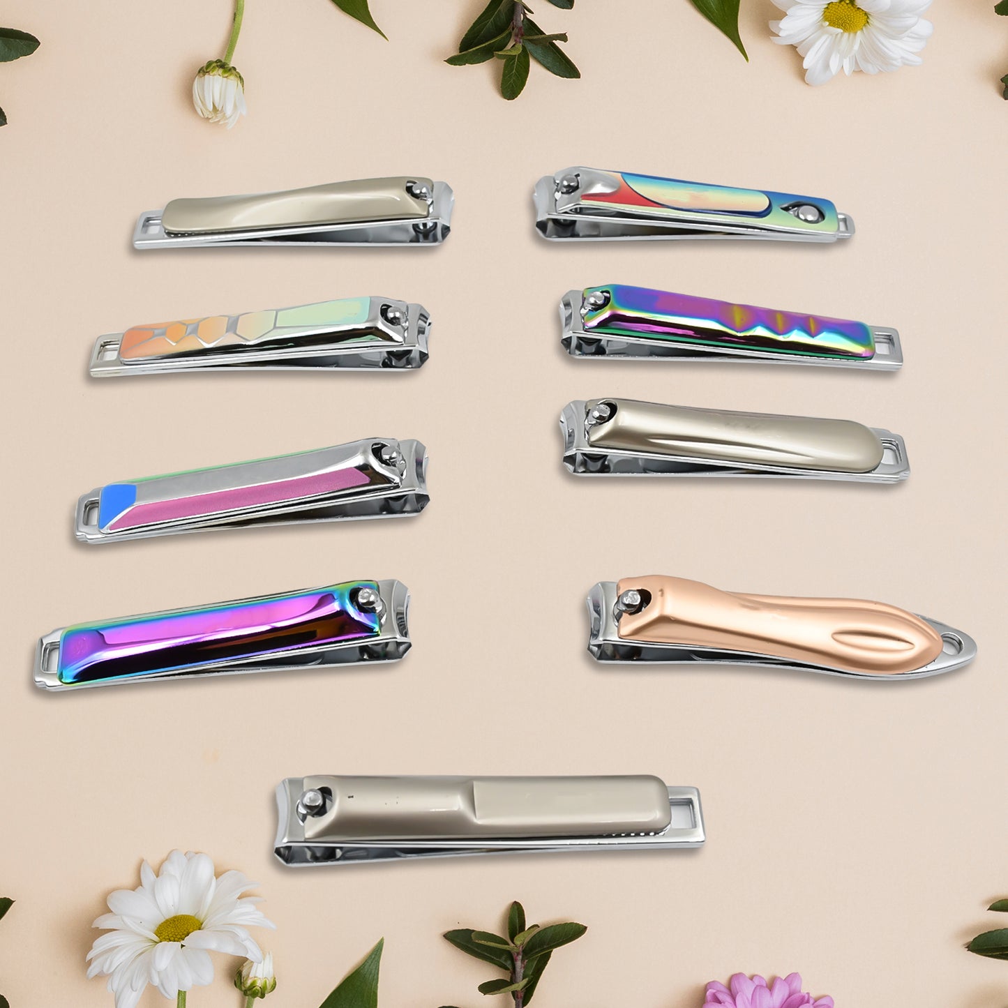 Stainless Steel Folding Portable Large Nail Clippers With Nail File (1 Pc  Mix Design) - Happy Price - Image 4