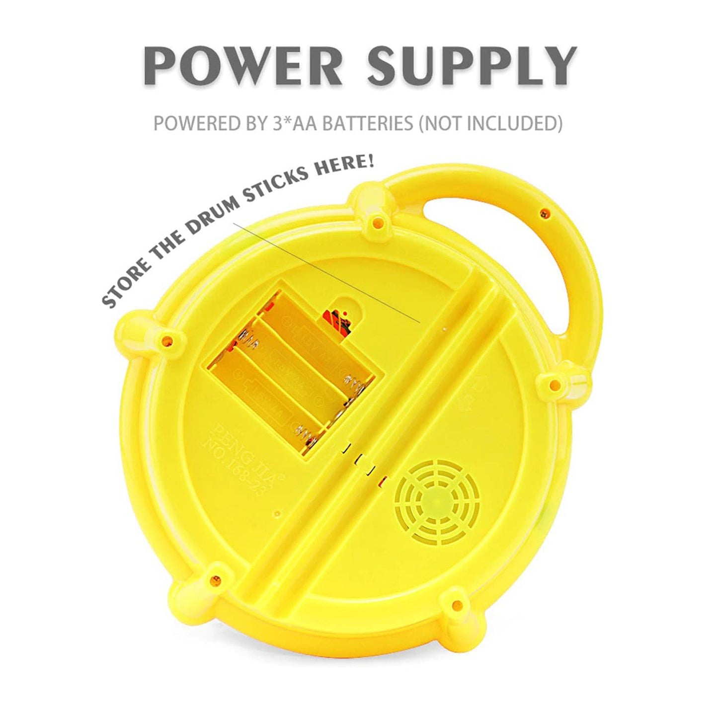 Flash Drum Toys For Kids With Light  Musical Sound Colorful Plastic Baby Drum Musical Toys For Children Baby Toy Instrument Best Gift For Boys  Girls. - Happy Price - Image 3
