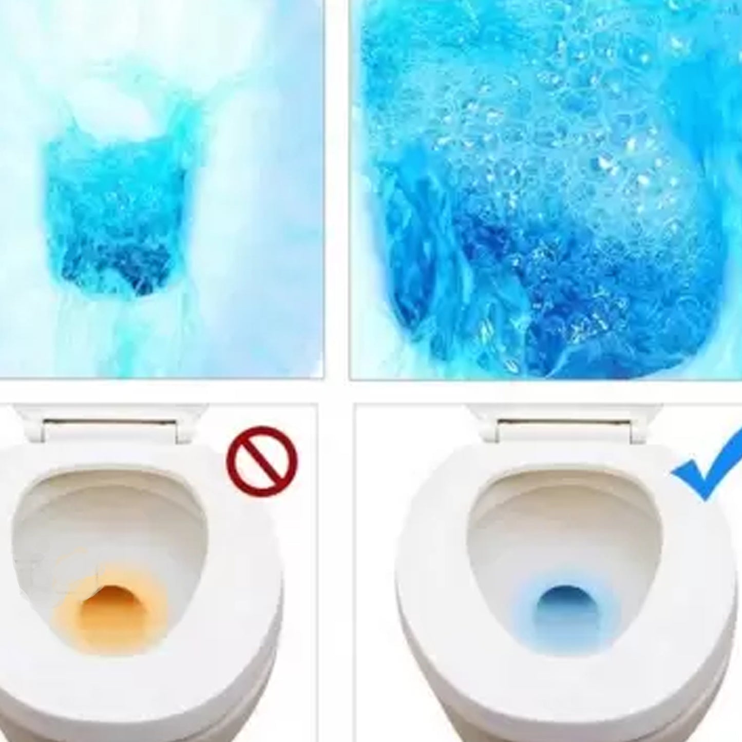 Toilet Cleaner Flush Tab Ocean Blue 100 Gram - Happy Price - Image 5