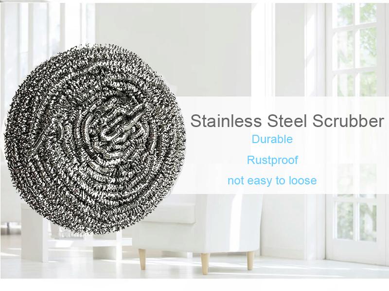 Round Shape Stainless Steel Ball Scrubber - Happy Price - Image 3