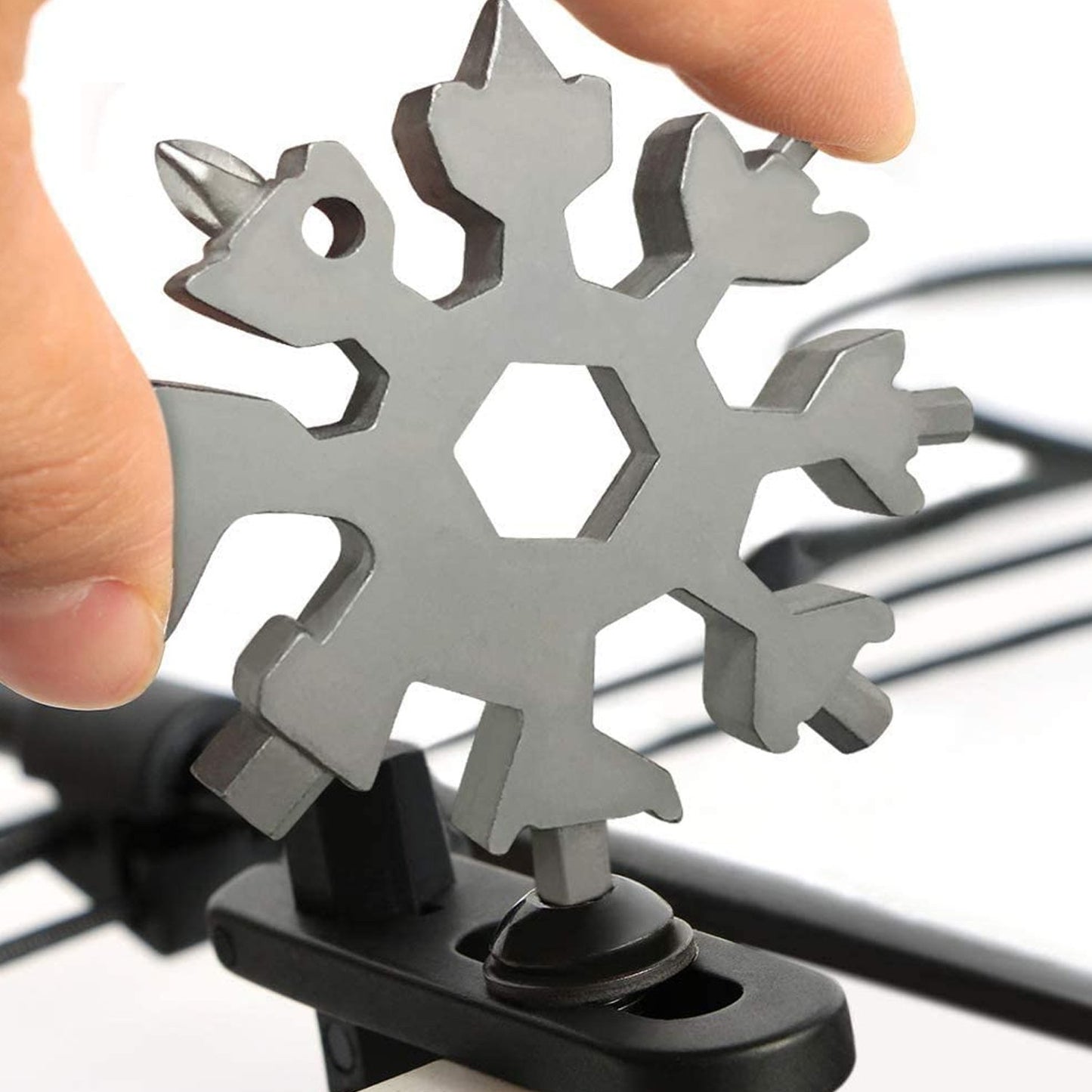 Snowflake Multi-tool Stainless Steel Snowflake Bottle Opener - Happy Price - Image 3