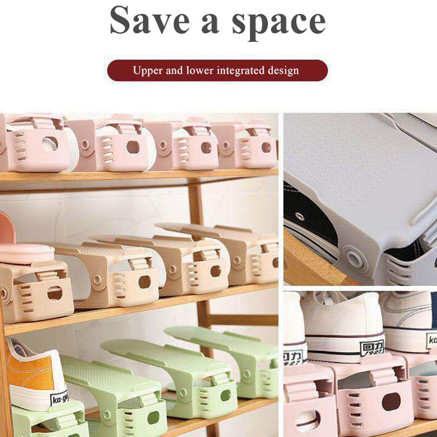 Adjustable Folding Shoe Slots Organizer. - Happy Price - Image 6