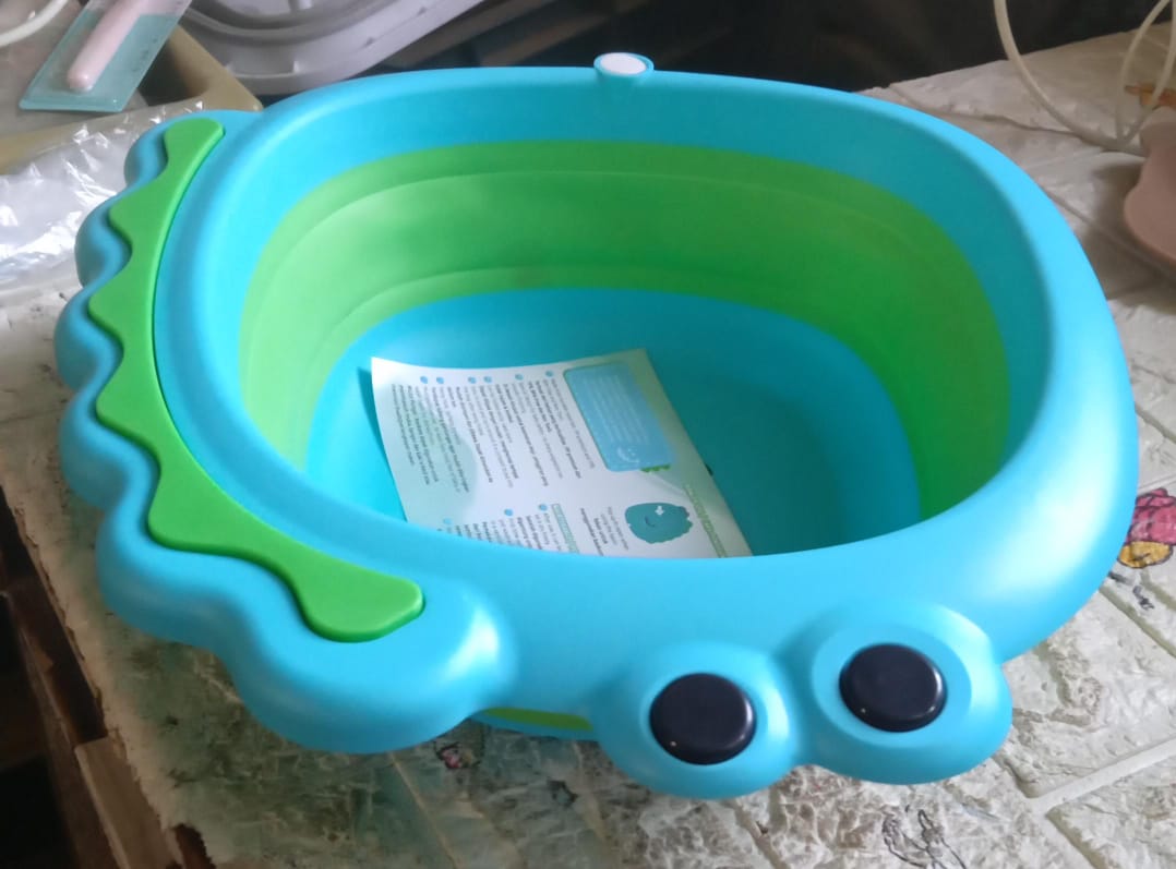 Frog Shape Wash Basin Space Saving Multi Function Foldable Baby Wash Basin Easy Clean Lightweight Thicken For Washing Face For Home (3331cm  1 Pc) - Happy Price - Image 7