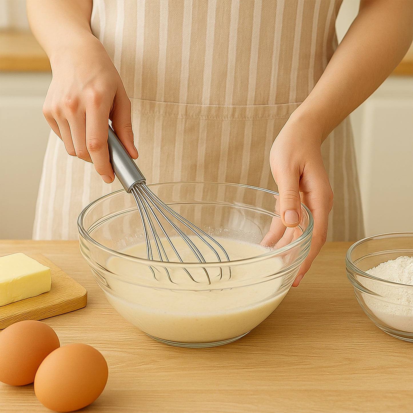 Small Stainless Steel Balloon Whisk - 20cm, 1 Piece