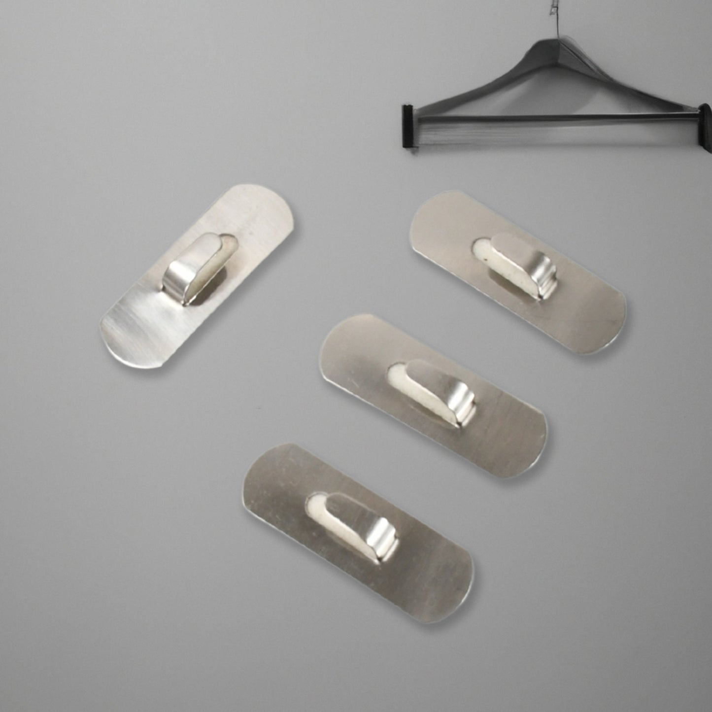 Self- Adhesive Hooks Heavy Duty Wall Hooks Hangers Stainless Steel Waterproof Sticky Hooks For Hanging Robe Coat Towel Kitchen Bathroom And. - Happy Price - Image 3