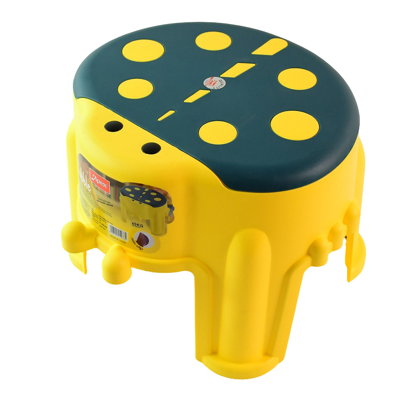 Apex Bubble Kids Stool  Durable Plastic Step Stool For Kids  (1 Pc) - Happy Price - Image 2
