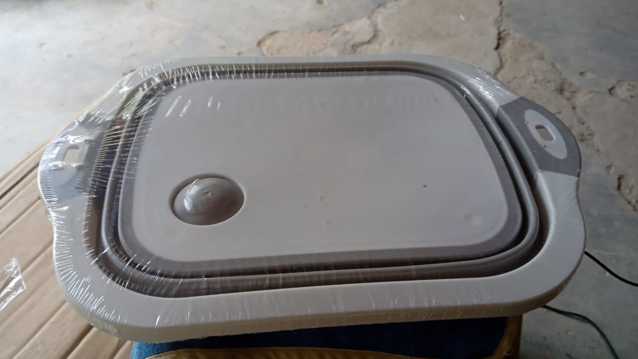 3-in-1 Collapsible Kitchen Chopping Board & Dish Tub