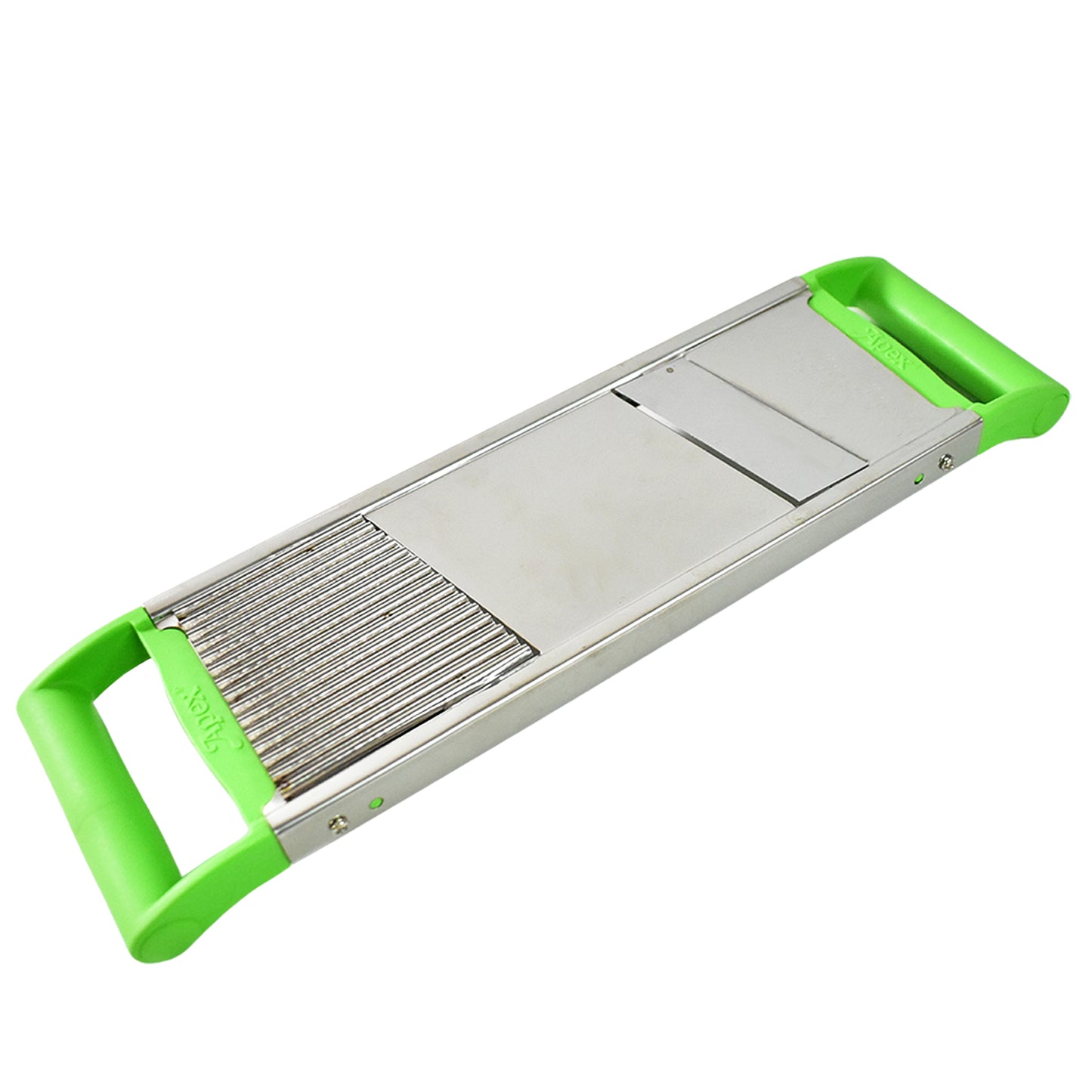 Apex Stainless Steel Vegetable Slicer (2-in-1) - Happy Price - Image 2