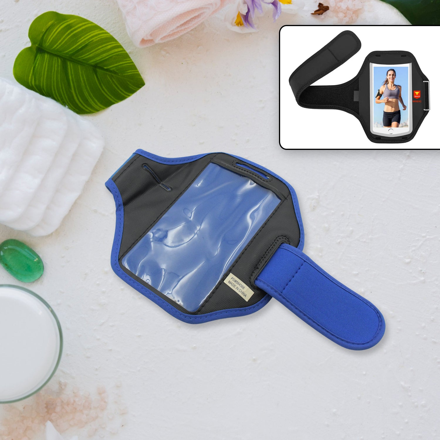 Sports Wrist Bag Running Arm Band Running Armband Phone Arm Pouch Case Cellphone Arm Band Phone Arm Case Holder Sports Phone Armbands Running Phone Holder (1 Pc) - Happy Price - Image 2
