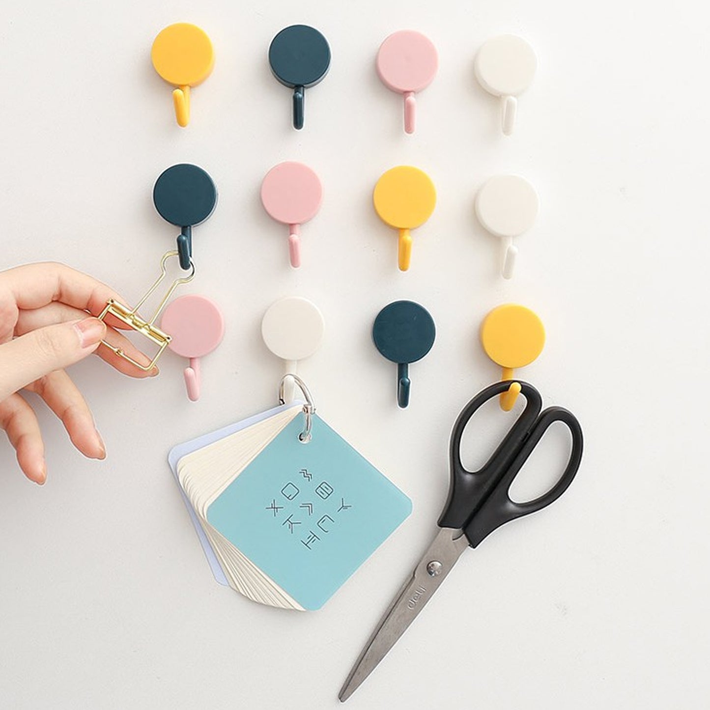 Self Adhesive Sticky Hook Small Wall Hooks ( 10pc ) - Happy Price - Image 6