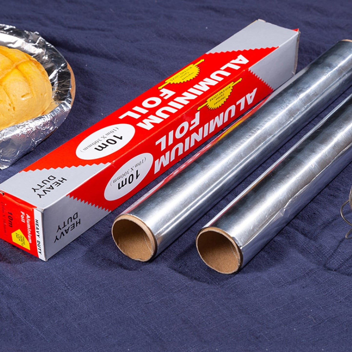 Aluminum Foil Roll Heavy Duty Non Stick Thick Aluminum Foil Sheet Baking Grilling Tool (10mx300mm) - Happy Price - Image 7