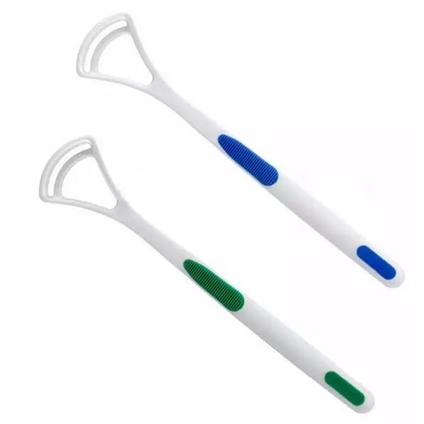 New Hot Away Hand Scraper Fashion Tongue Cleaner Brush With Silica Handle - Happy Price - Image 2