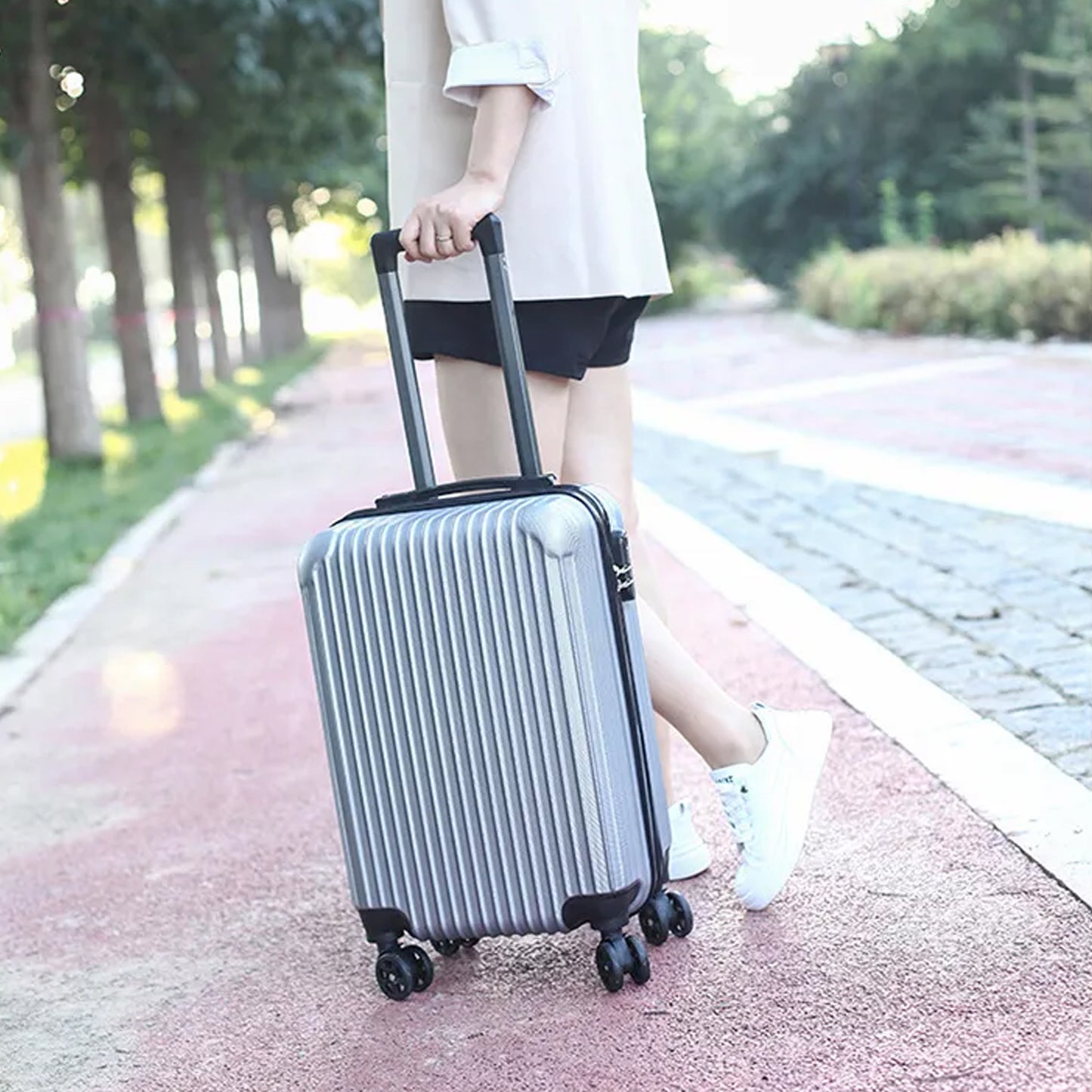 Trolley Bag Big And Small Suitcase Bag For Men  Women Use Bag ( Set Of 2 ) - Happy Price - Image 4