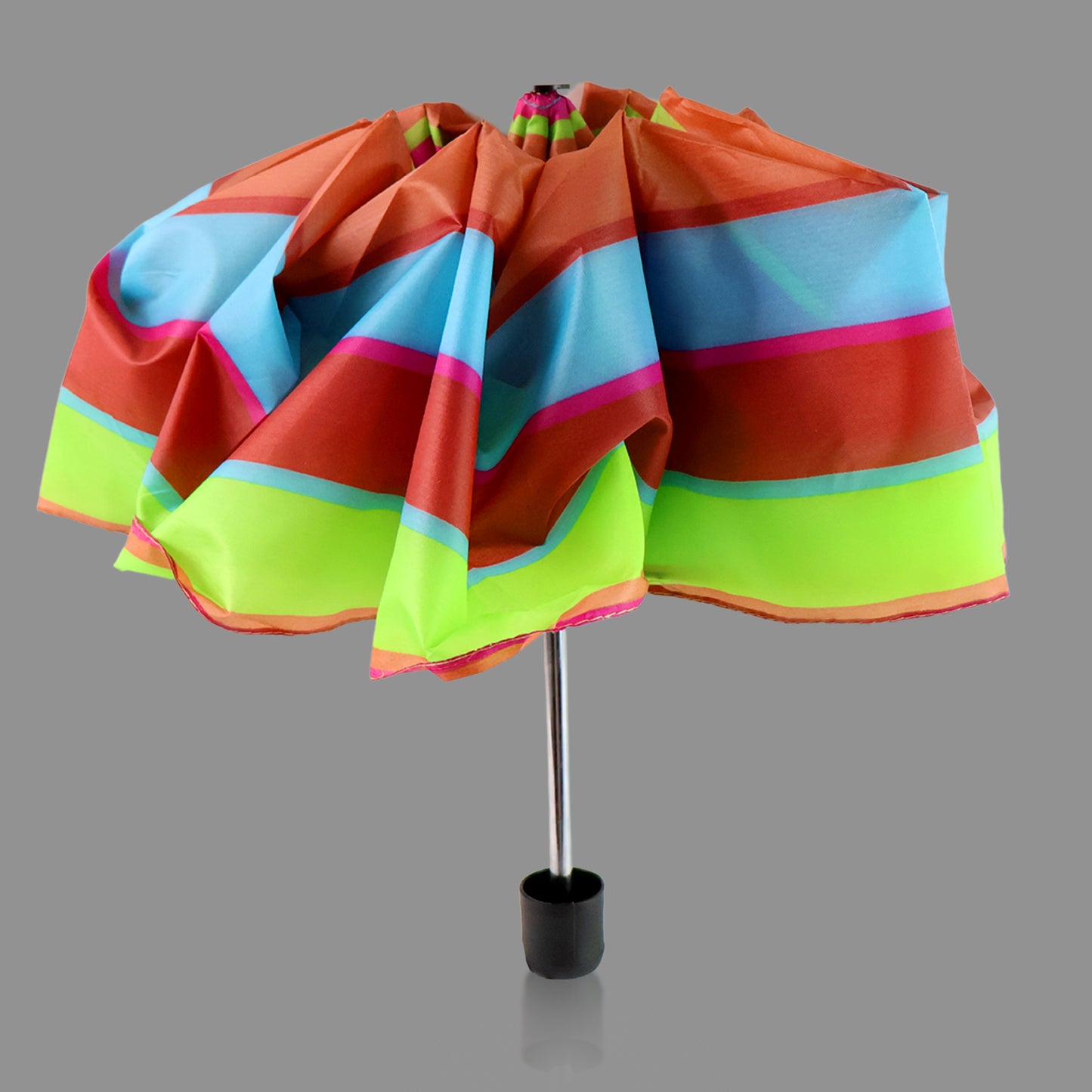 3-fold Sun  Rain Protective Solid Foldable Umbrella (1 Pc) - Happy Price - Image 3