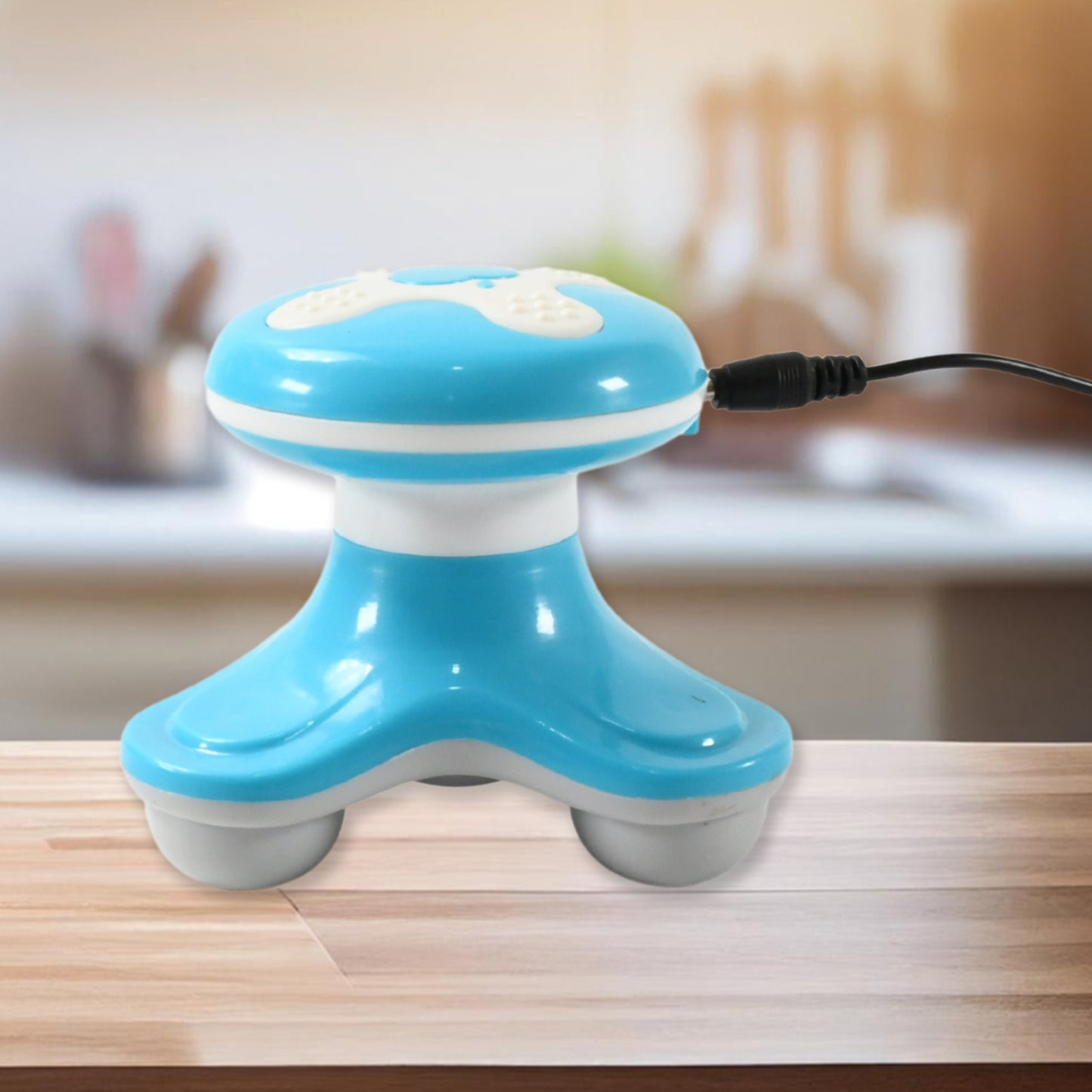Multifunctional Mini Massager Triangle Electric Usb Massager Automatic Switch Relieve Fatigue As A Gift (1 Pc  Battery Not Included) - Happy Price - Image 3