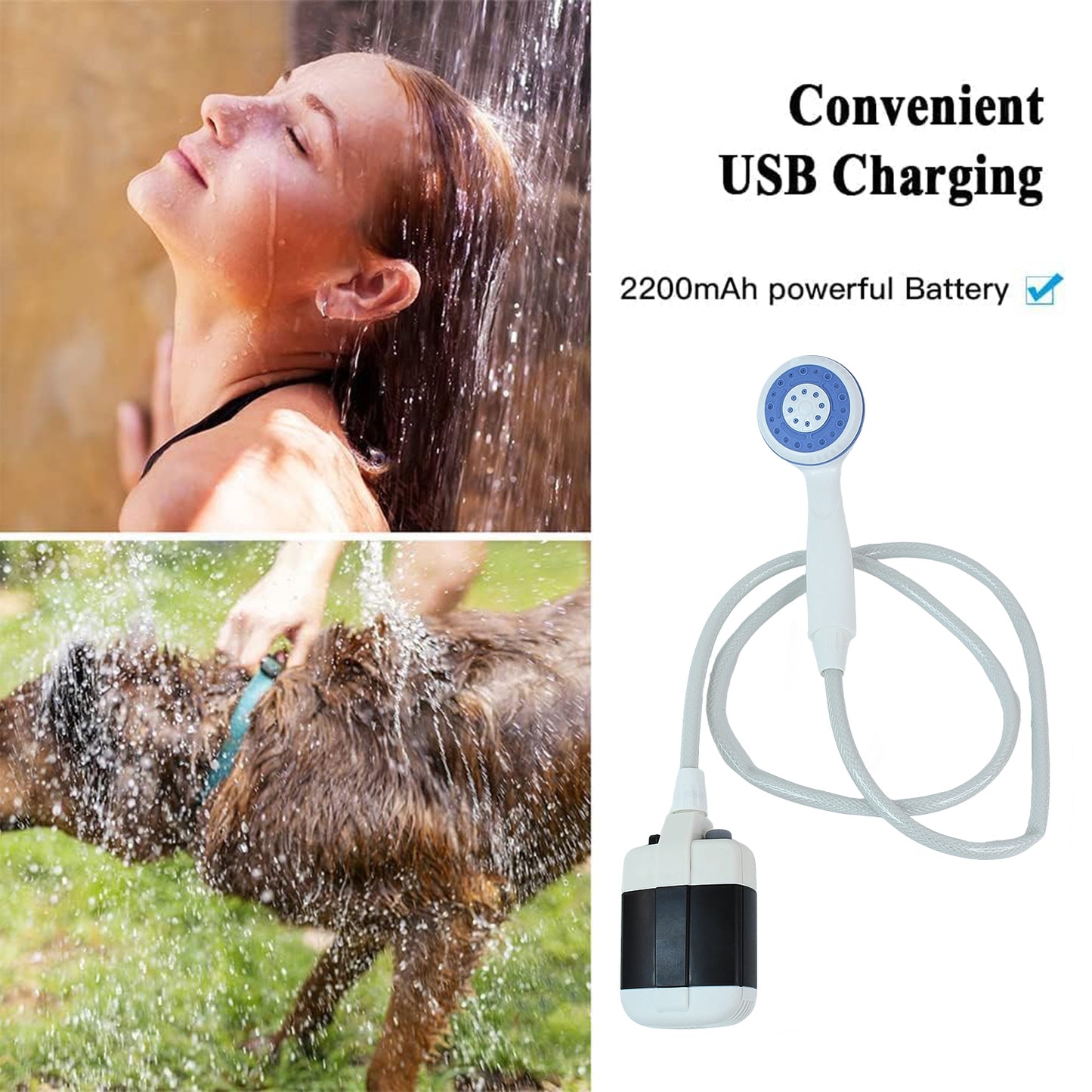 Portable Outdoor Shower Kit (1 Set) - Happy Price - Image 3