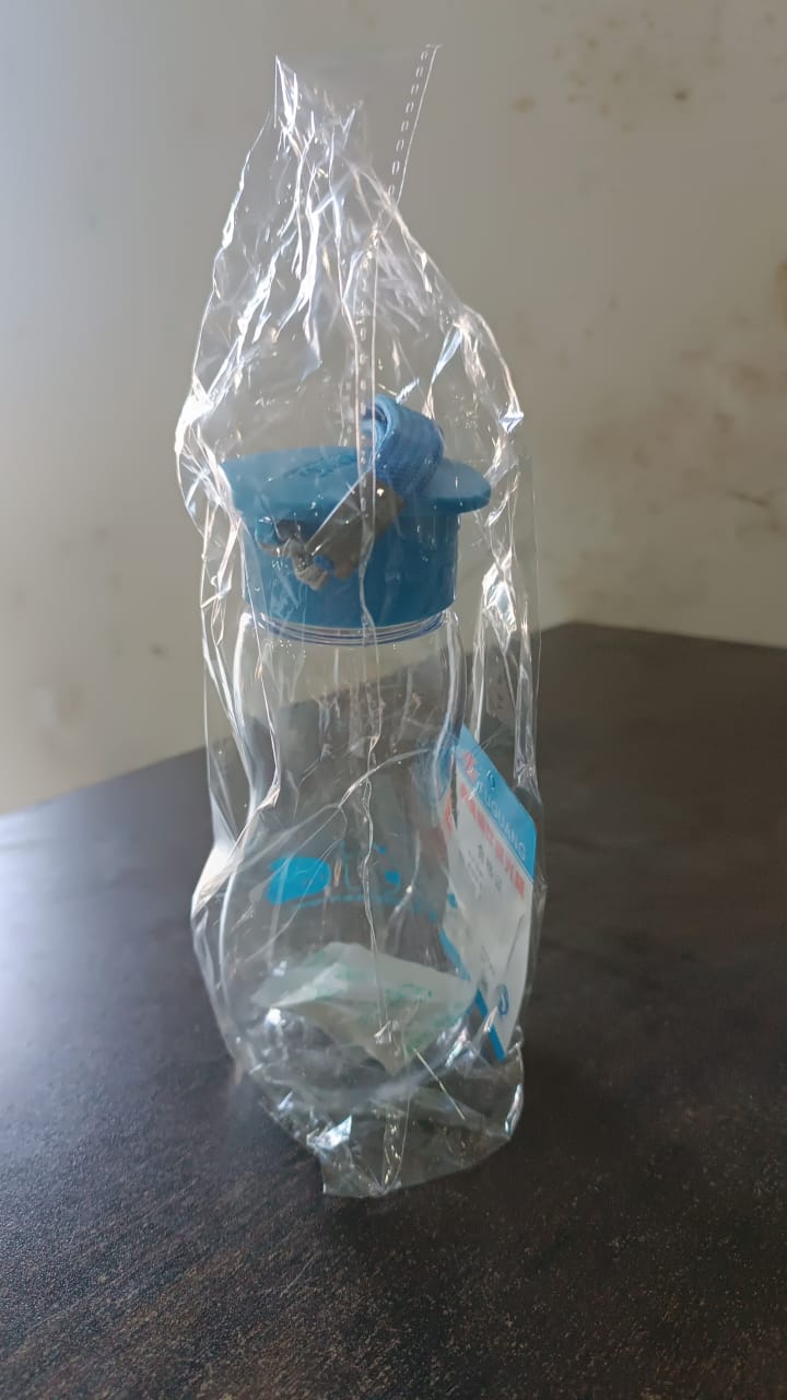 Transparent Travel Portable Water Bottle With Carry Straps (280 Ml  1 Pc) - Happy Price - Image 7