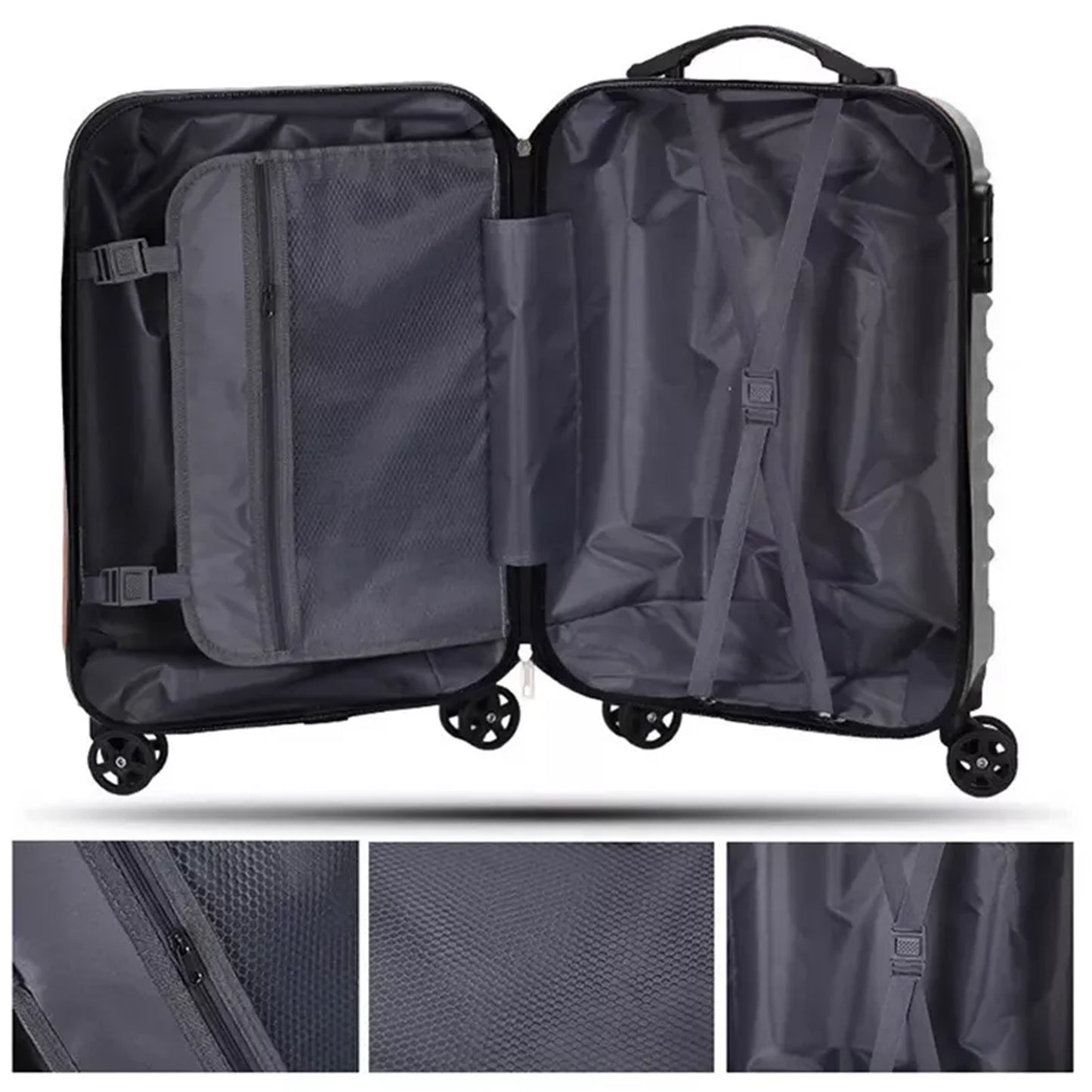 Trolley Bag Big And Small Suitcase Bag For Men  Women Use Bag ( Set Of 2 ) - Happy Price - Image 5
