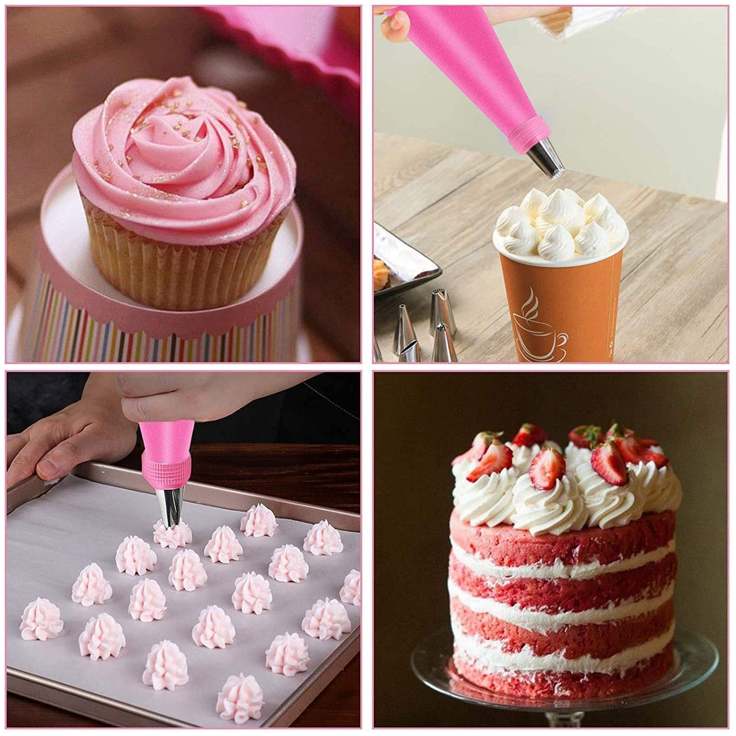 Cake Nozzle Set And Cake Nozzle Tool Used For Making Cake And Pastry Decorations. - Happy Price - Image 6