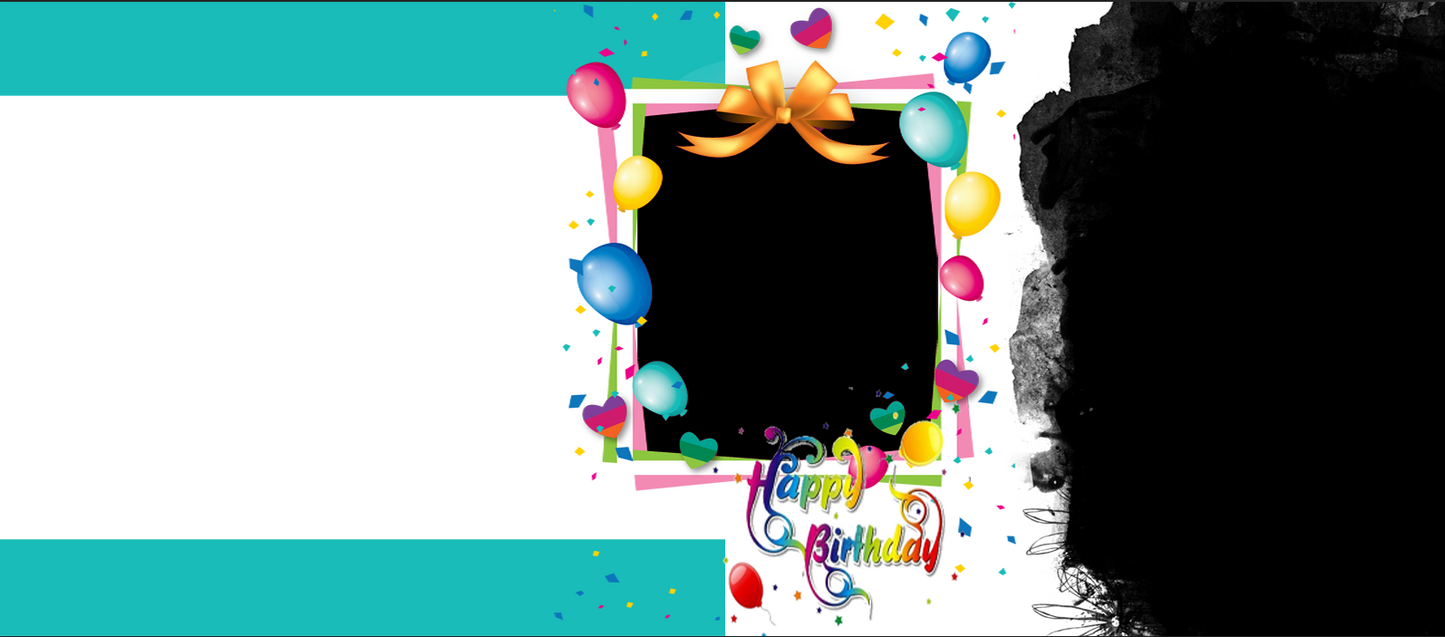 Festive Balloon Collage – Custom Photo Print Ceramic Mug (11oz) - Personalized Gift for Birthday