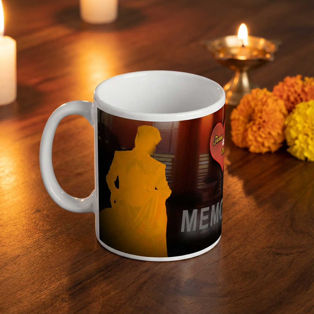 Romantic Memories – Custom Photo Print Ceramic Mug (11oz) - Personalized Gift for Couples