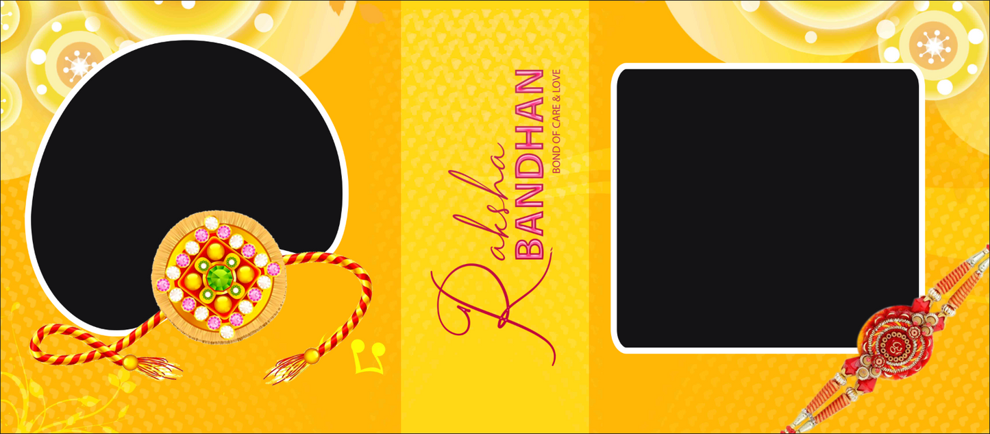 Radiant Rakhi Bond – Custom Photo Print Ceramic Mug (11oz) - Personalized Gift for Siblings