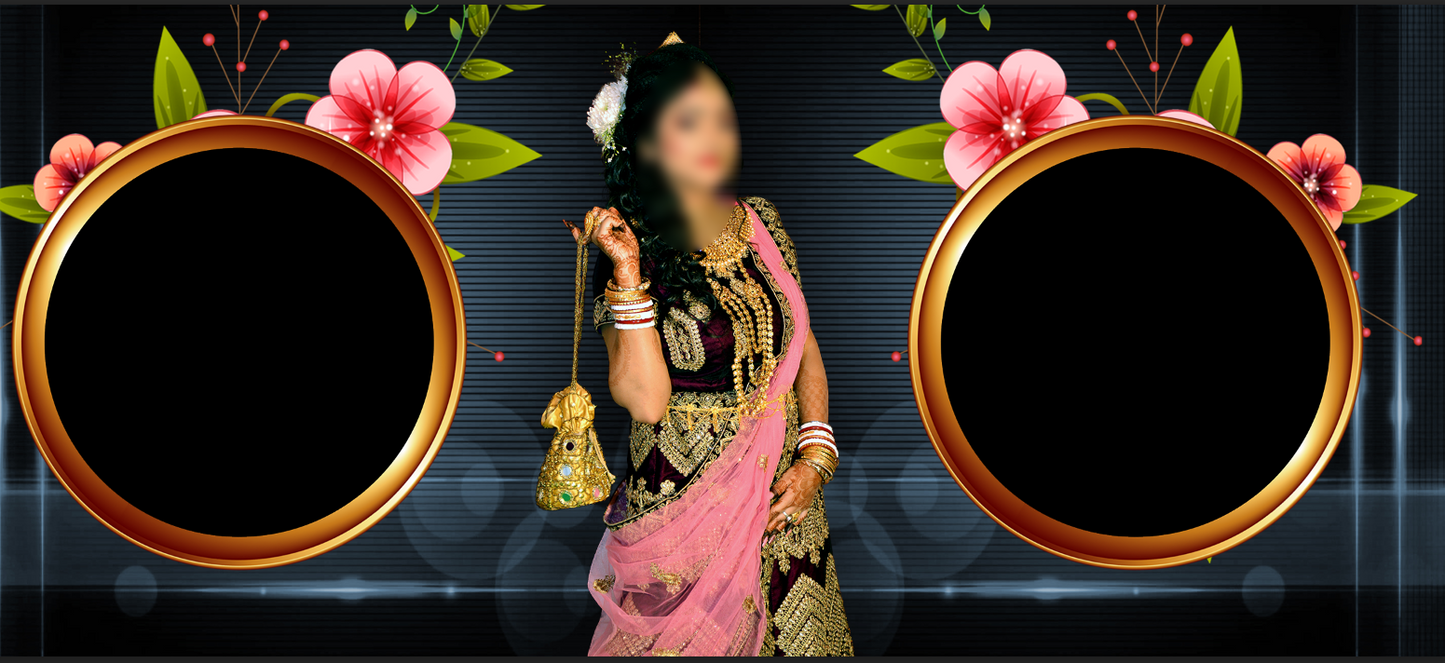 Royal Indian Bridal – Custom Photo Print Ceramic Mug (11oz) - 3-Photo Wedding Collage