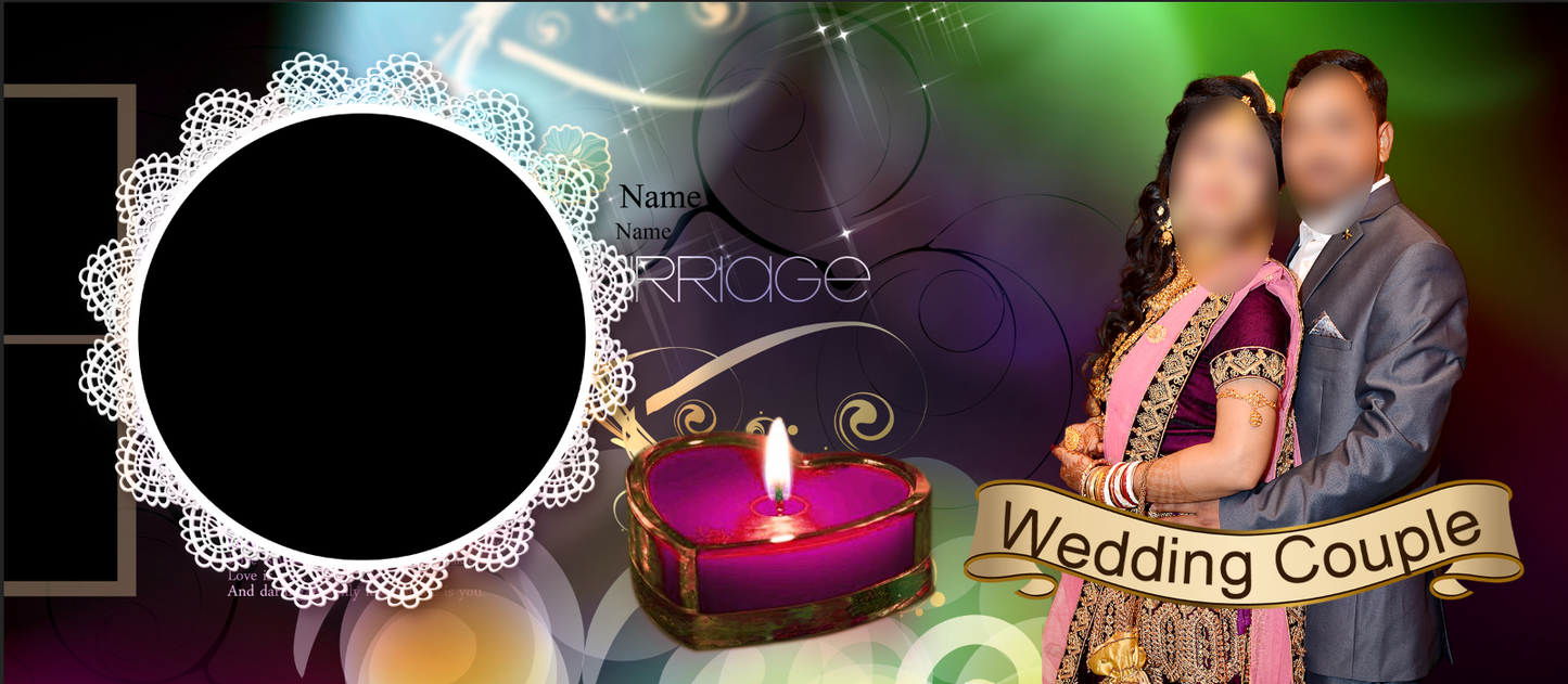 Eternal Union Wedding – Custom Photo Print Ceramic Mug (11oz) - Personalized Gift with Dual Frames