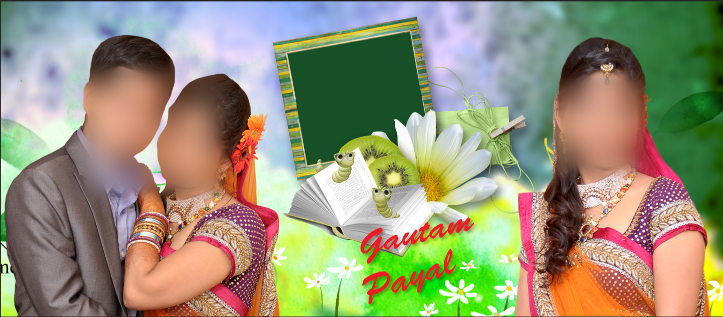 Garden Romance Wedding – Custom Photo Print Ceramic Mug (11oz) - Personalized Gift with 3-Photo Collage