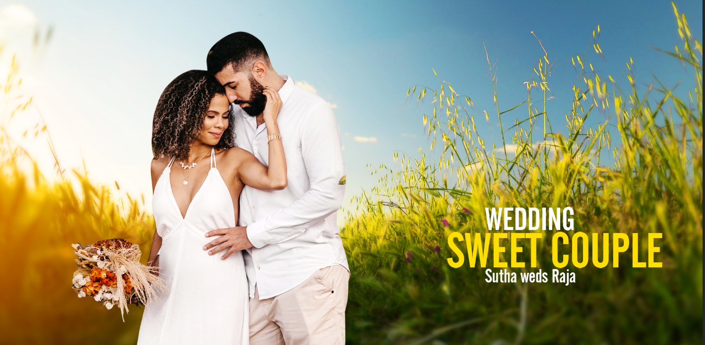 Sweet Couple Meadow – Custom Photo Print Ceramic Mug (11oz) - Personalized Wedding Keepsake