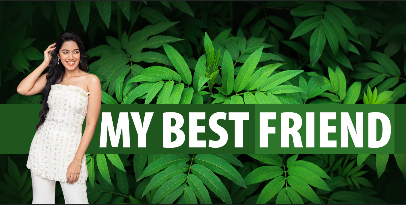 Lush Foliage "My Best Friend" – Custom Photo Print Ceramic Mug (11oz) - Nature Inspired Personalized Gift