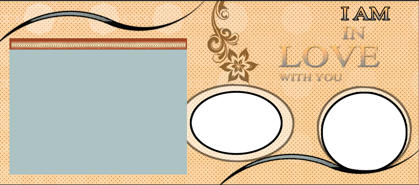 I Am In Love Floral – Custom Photo Print Ceramic Mug (11oz) - Personalized Gift & 3-Photo Layout